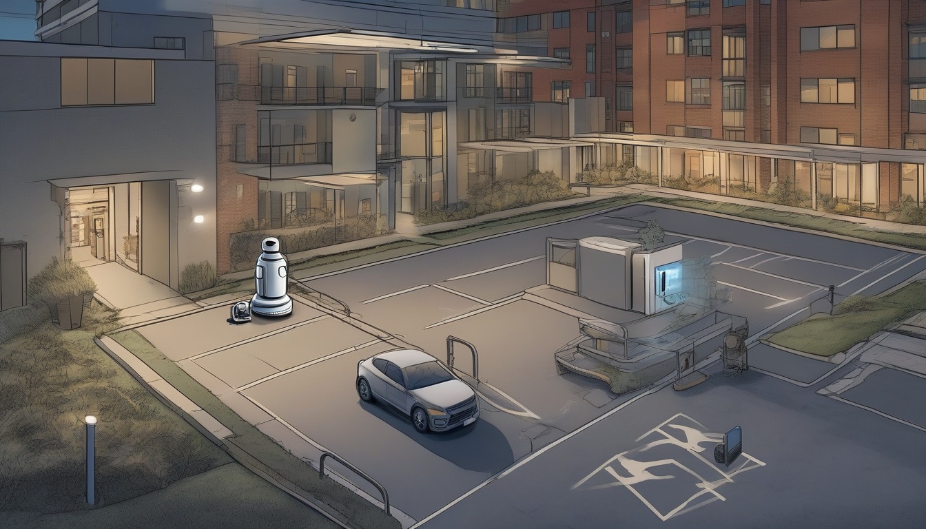 ロボット犬の夜間警備が変える集合住宅の防犯と警備コストの新常識