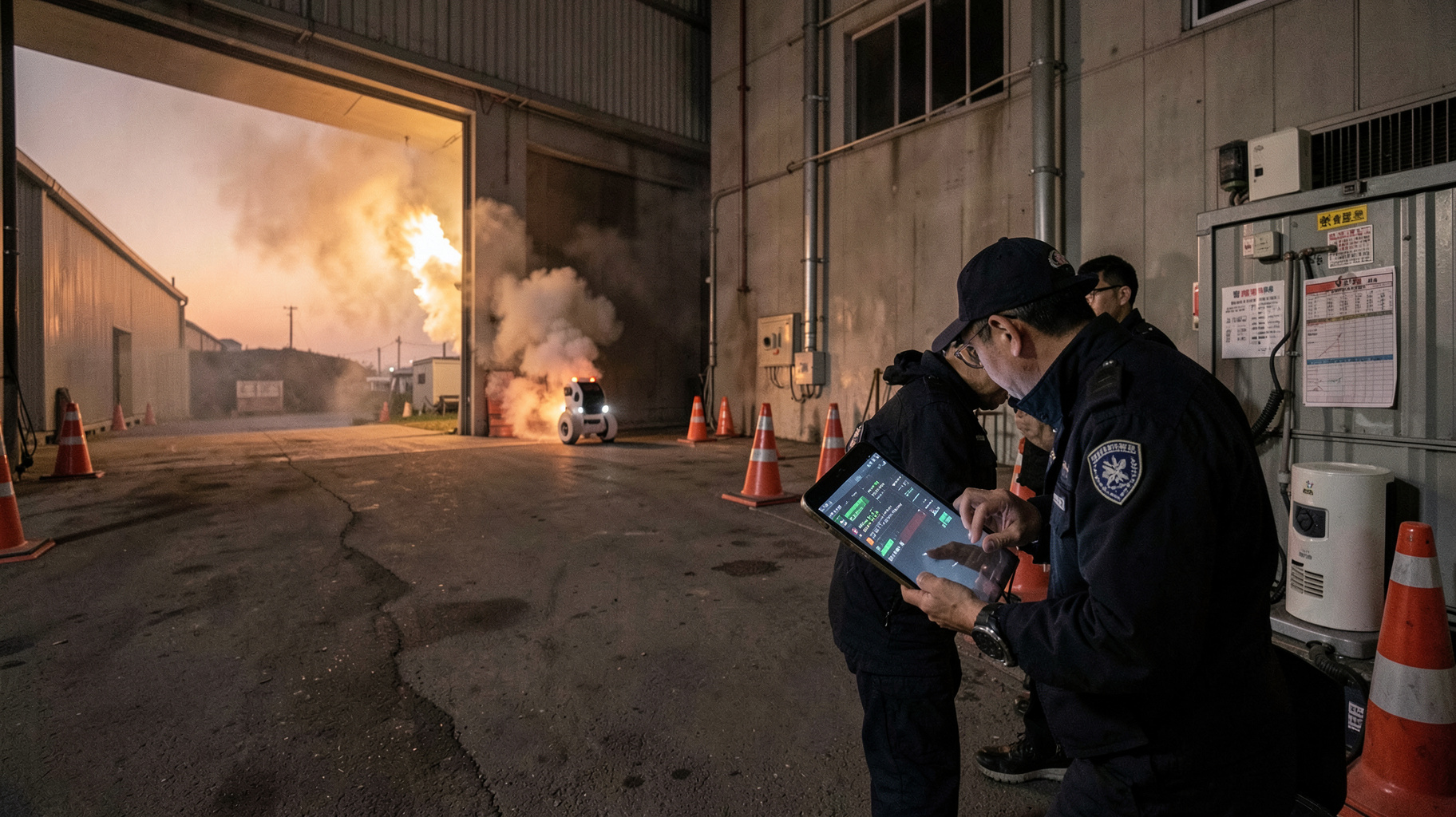 AI巡回ロボットの火災検知失敗が示す、警備導入前に必要な実証と評価基準を表すイメージ画像